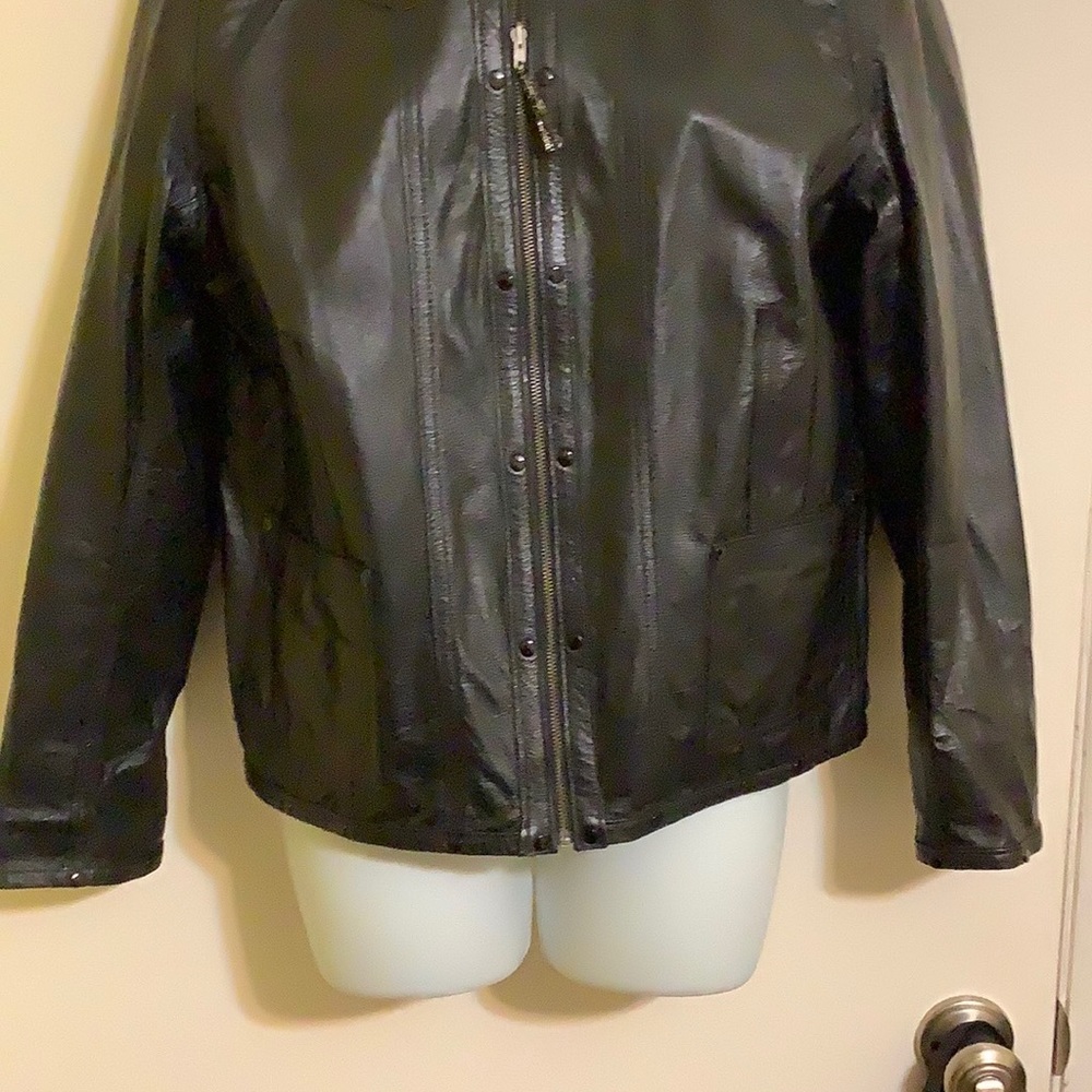 Chico’s Leather Jacket Reversible - image 2